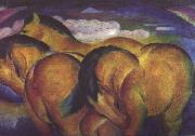 Franz Marc Little Yellow Horses (nn03) Germany oil painting artist